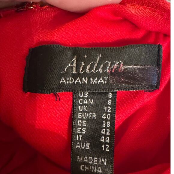 Aidan color block halter dress classic wedding guest minimal simple 8 GORGEOUS - Picture 6 of 7